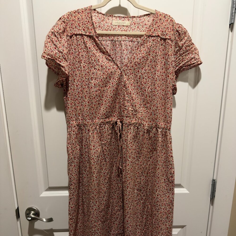 Christy Dawn Simple Dawn in Maroon Calico L